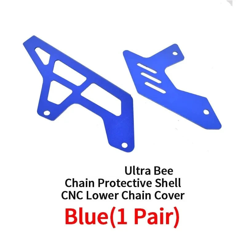 Chain Point Covers Woodniu Racein CNC Chain Guard Set - Lower Chain & Sprocket Protector ...