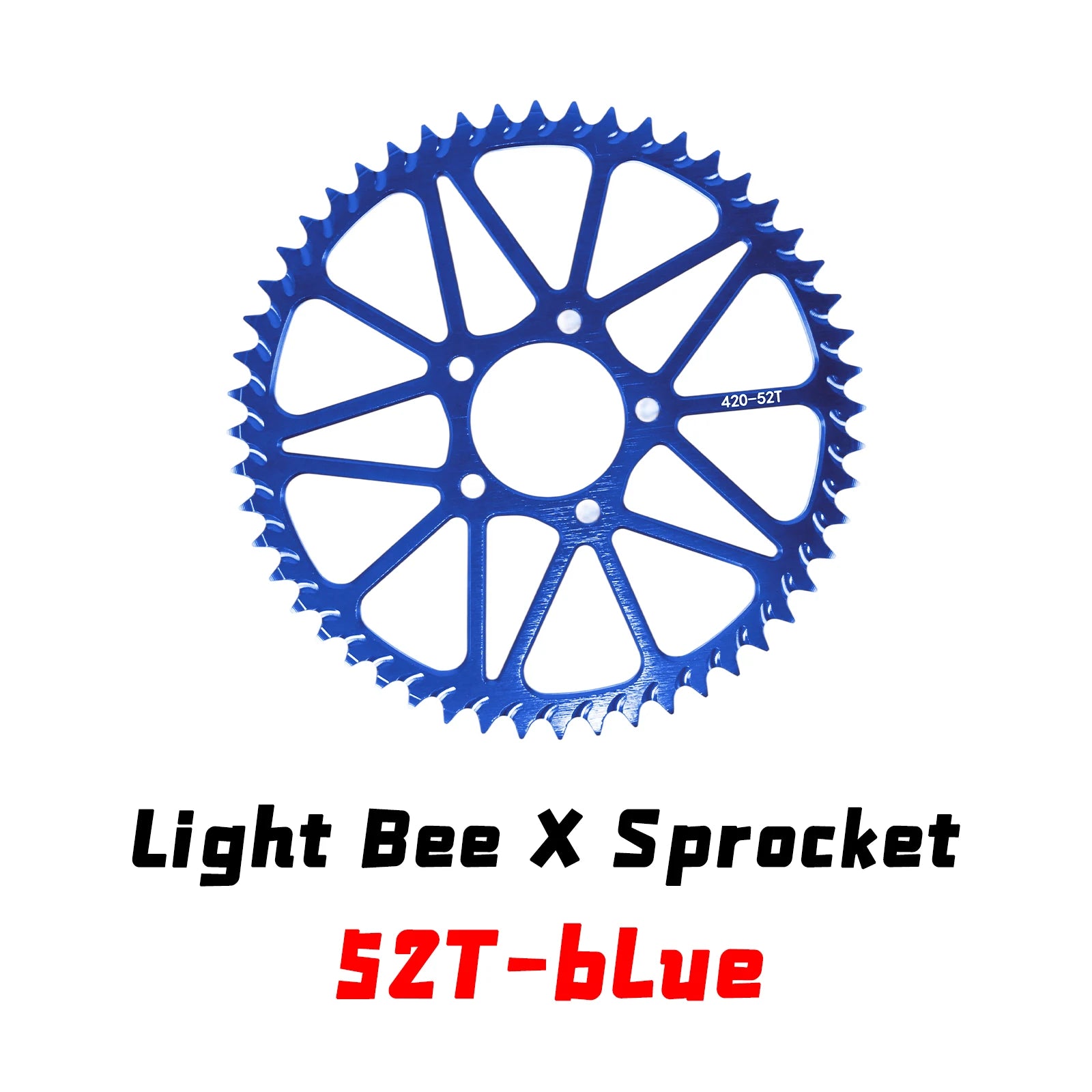 For Surron Light Bee S X Sprocket 48T 52T Tooth Plate Wheel Rear Chain Sprocket for Sur Ron for Segway X160 X260 Motorcycle Part