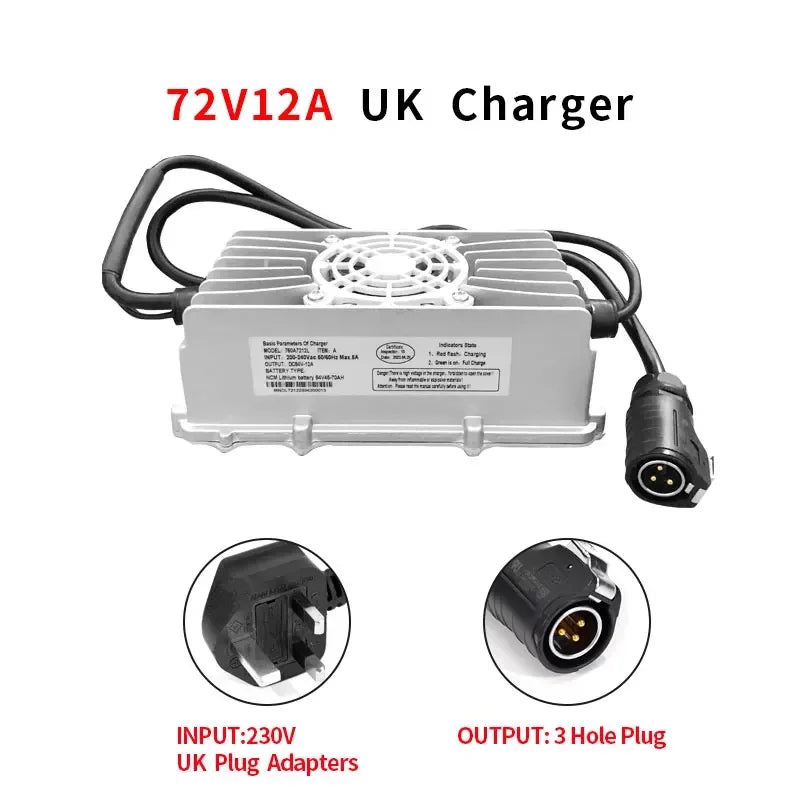 For Surron Charger Light Bee X 60V10A 72V12A Charger Silent Motorcycle Off-Road For SurRon Charging Tool OEM Motorcycles Parts