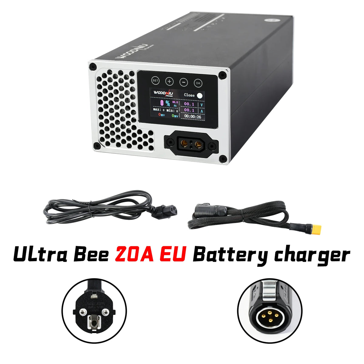 For Surron Ultra Bee 20A Adjust Charger Fast Charging 20A Fast Charging for Original Battery Motorcycles Electric Bike Charger