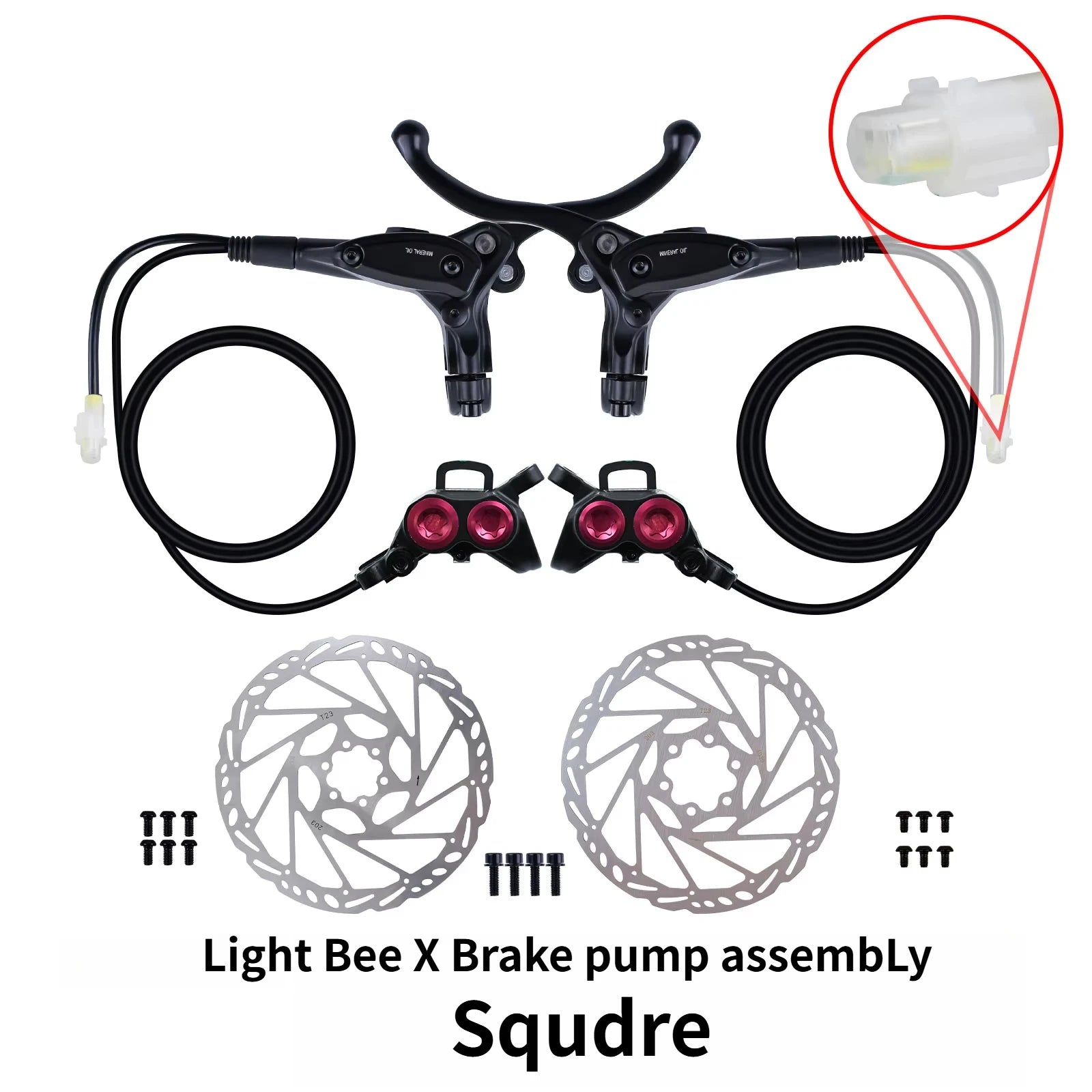 For Light Bee X Segway X160 X260 New Integrated Brake Pump System Set Sur-Ron Modified Motorcycles Accessories Dirtbike Off-road