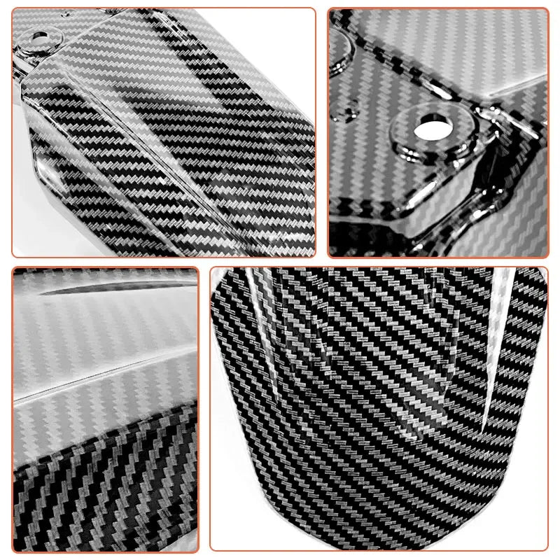For SurRon Light Bee X Water Transfer Carbon Fiber Front Fork Fender Mudguard Segway X260 Bike Motorcycle For Surron Accessories