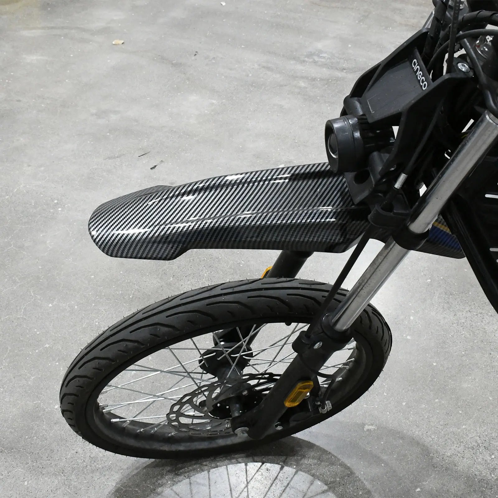 For Zongshen EX1 Motorcycles Fender Electric Dirt Bikes Carbon Fiber Front Mudguard for ZONGSHEN EX1 Motorcycles Accessories