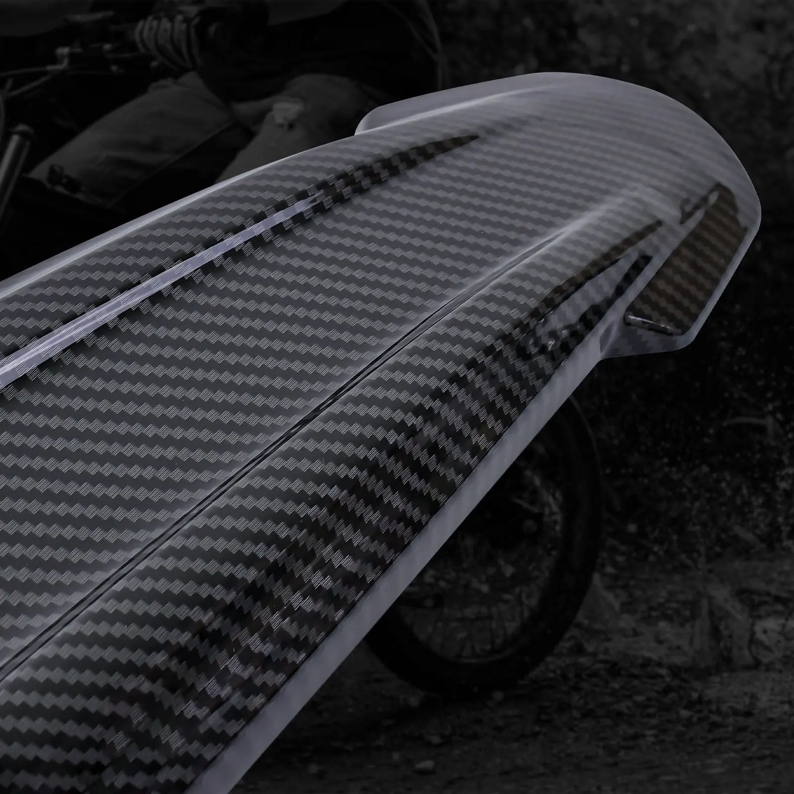 For Zongshen EX1 Motorcycles Fender Electric Dirt Bikes Carbon Fiber Front Mudguard for ZONGSHEN EX1 Motorcycles Accessories
