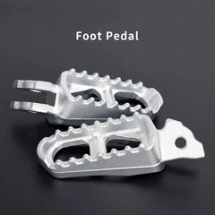 For SURRON Light Bee X/S Foot Pedal Silver Footpegs Electric Bike Off-Road for SURRON Segway X260 X160 OEM Motorcycle Accessores
