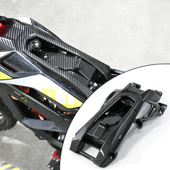 Motorcycle Battery Compartment Cover for Surron Ultra Bee Carbon Fiber Water Transfer Battery Compartment Electric Bike DirtBike
