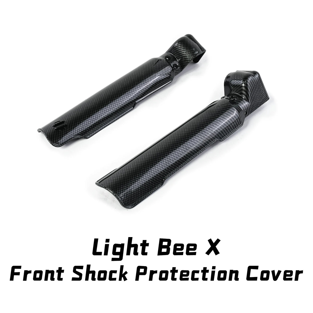 Carbon Fiber Fork Protection Cover Shock Absorber Guard Water Transfer Surface for Sur Ron Light Bee S/X Motorcycle Accessories
