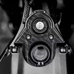 For Surron Light Bee X Water Transfer Printing Carbon Fiber Central Control Decorative Cover Key Plate Accessories Off-Road Segway X160 X260 Motorcycles