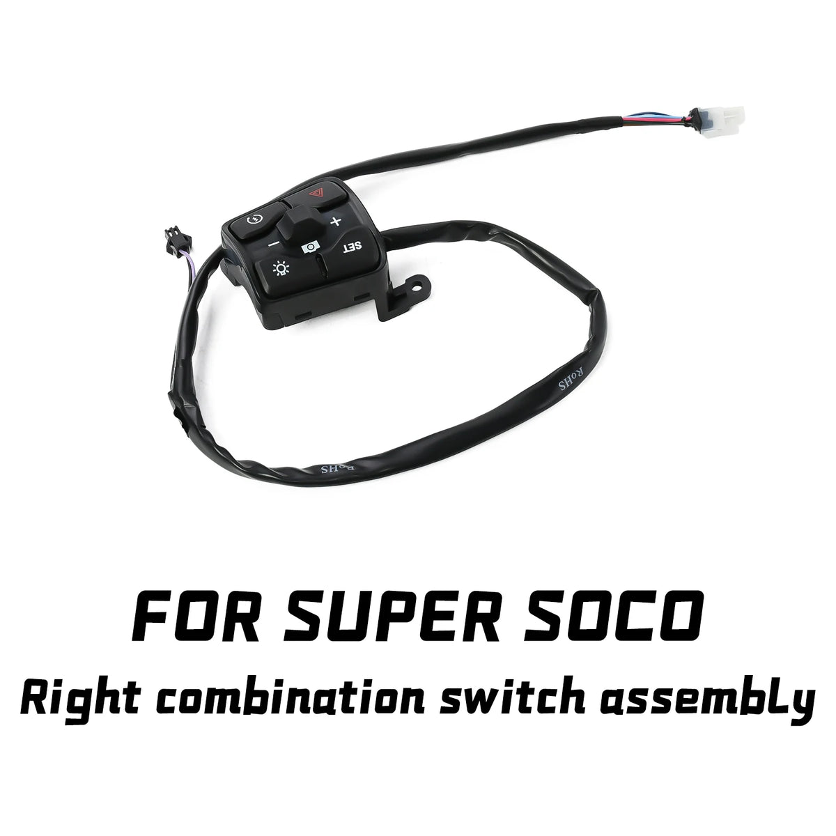 For Super SOCO CUX Right Combination Switch Assembly Off-road Electric Dirt Bike for SOCO CUX Original Motorcycle Accessories