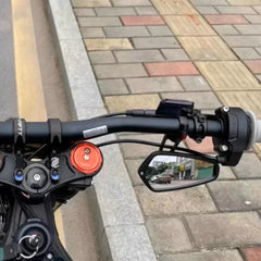 For SurRon Light Bee S X Motorcycle Rearview Handlebar Rearview Mirror Retro Round Side Mirror for SurRon Motorcycle Accessories