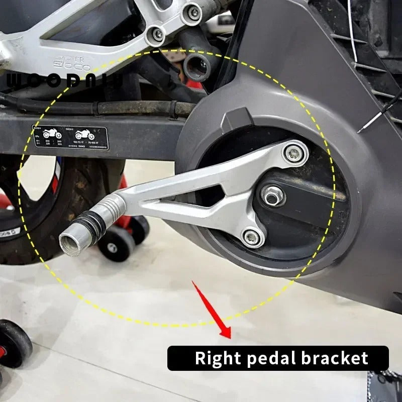 For Super SOCO Foot Hold Accessories Thicken Front and Rear Pedal Assembly Scooter TC TS Connecting Bracket Pedal Motorcycles