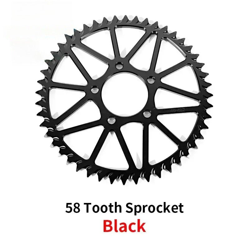 For Surron Light Bee S X Sprocket 48T 52T 54T 58T 64T Tooth Plate Wheel Sur Ron Accessories for Segway X160 X260 Motorcycle