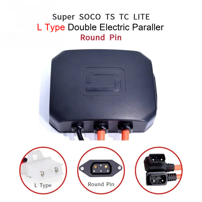 For Super SOCO Scooter Original Accessories Dual Battery Parallel Device Lithium Battery Special Parts