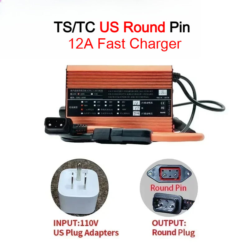 For Super SOCO TS TC MAX Charger 12A Adjustable High Current Fast Charging Outdoor Motorcycle Accessories TC-MAX