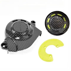 Motorcycle Motor Protection Cover For Light Bee Water Transfer Carbon Fiber Motor Pulley Guard Sur-Ron Off-Road Bike Accessories
