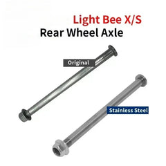 For Upgraded Stainless Steel Rear Axle With Nut Light BeeX SegwayX160 X260 Off-Road Motorcycle Dirtbike Original Bike Acessories