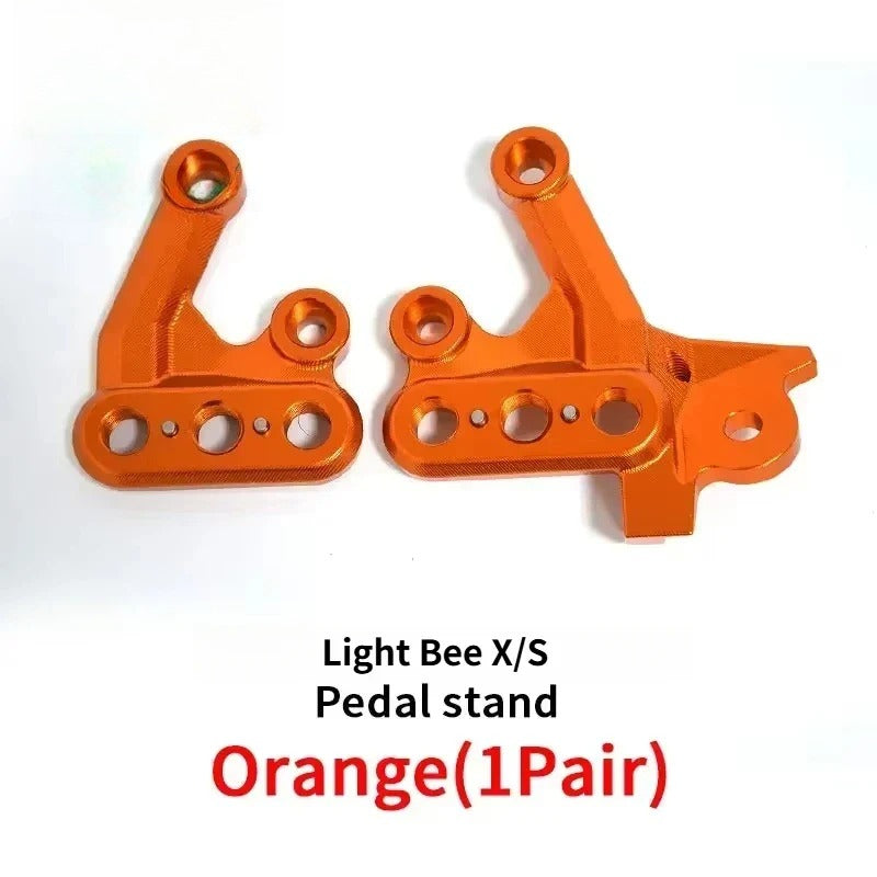 For Light Bee X/S Segway X160 X260 Mod Foot Peg Mounting Brackets Accessories Sur-Ron Parts LB Mod Foot Peg Mounting Brackets