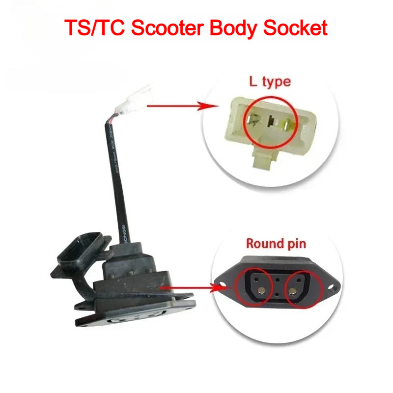For Super SOCO Plug TS TC Original Motorcycles Accessories Body Charging Plug Battery Socket Cable Charge Discharge Wire