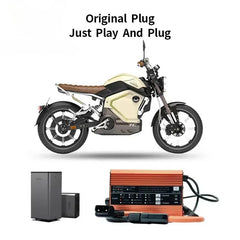 For Super SOCO TC TS Charger 12A Adjustable High Current Fast Charging Outdoor Motorcycle Accessories