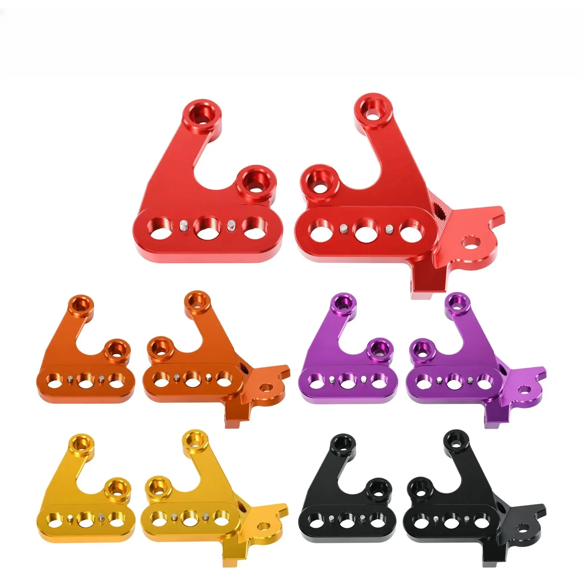 Woodniu Racein Surron Light Bee X/S Footpeg Mount Brackets - Adjustable Rearset Footpeg Hangers