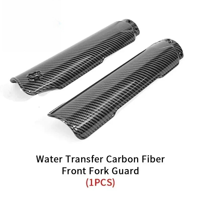 For Light Bee X Segway X160 X260 Water Transfer Carbon Fiber Front Fork Guard Sur-Ron Dirt Bike Off-road Motorcycle Accessories
