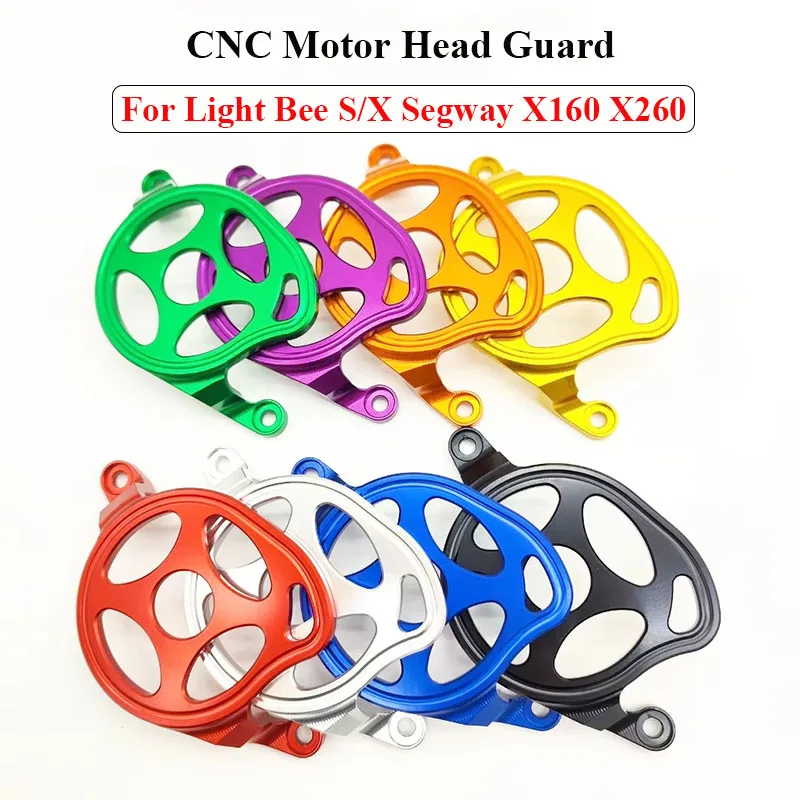 Woodniu Racein Surron Light Bee X CNC Motor Cover - Aluminum Motor Guard Housing Cover for Surron Light Bee X/S & Segway X160 X260 Electric Dirt Bike