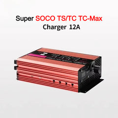 For Super SOCO TS TC MAX Charger 12A Adjustable High Current Fast Charging Outdoor Motorcycle Accessories TC-MAX