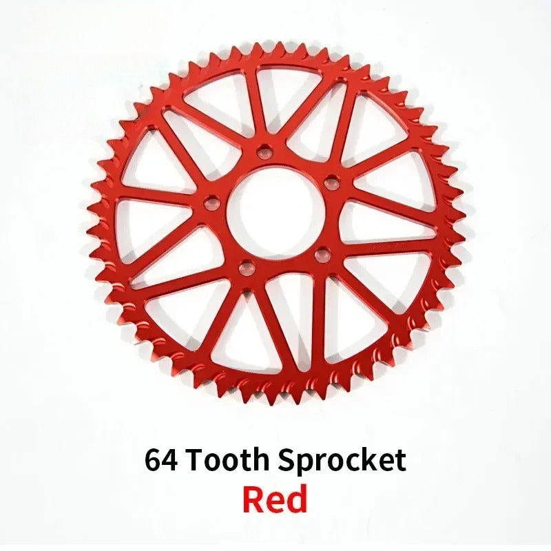 For Surron Light Bee S X Sprocket 48T 52T 54T 58T 64T Tooth Plate Wheel Sur Ron Accessories for Segway X160 X260 Motorcycle