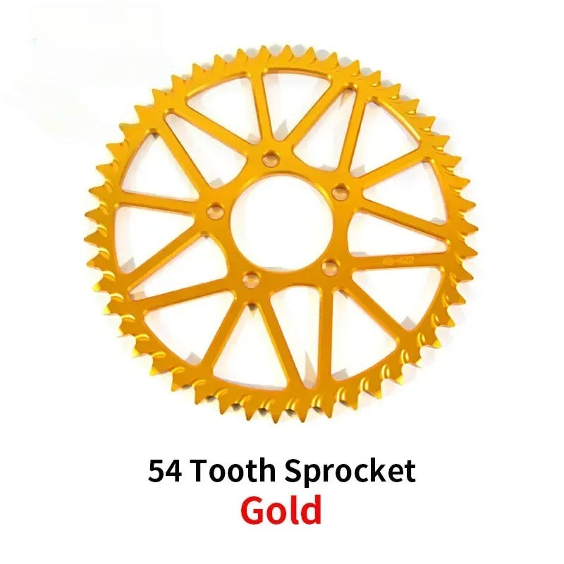 For Surron Light Bee S X Sprocket 48T 52T 54T 58T 64T Tooth Plate Wheel Sur Ron Accessories for Segway X160 X260 Motorcycle