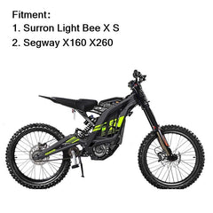 Rear Fender Tail Guard for Surron Light Bee X S and Segway X160 X260,Dirt Bike Mud Protector,Short Back Mudguard Sur-Ron Parts Accessories