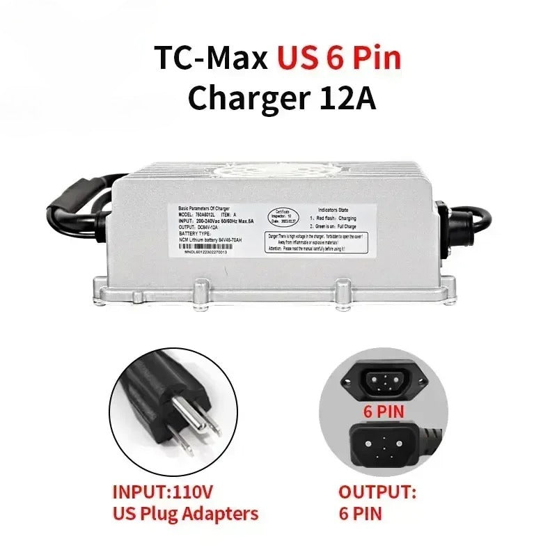 Suitable for Super SOCO TC TS TC-MAX High Current Charger 12A Fast Charging Communication Protocol Compatible