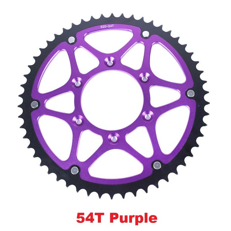 54 Tooth Sprocket Decoration for Surron Ultra Bee Steel-clad Aluminum Disc Plate Electric Bikes Off-road Dirtbike for Sur Ron Motorcycles