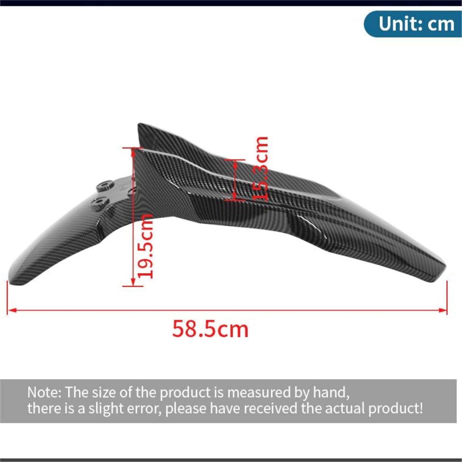 Front Fenders for Surron Ultra Bee, Water Transfer Carbon Fiber Pattern Mudguard Sur Ron parts Off-road Dirt Bike Motorcycle Accessories