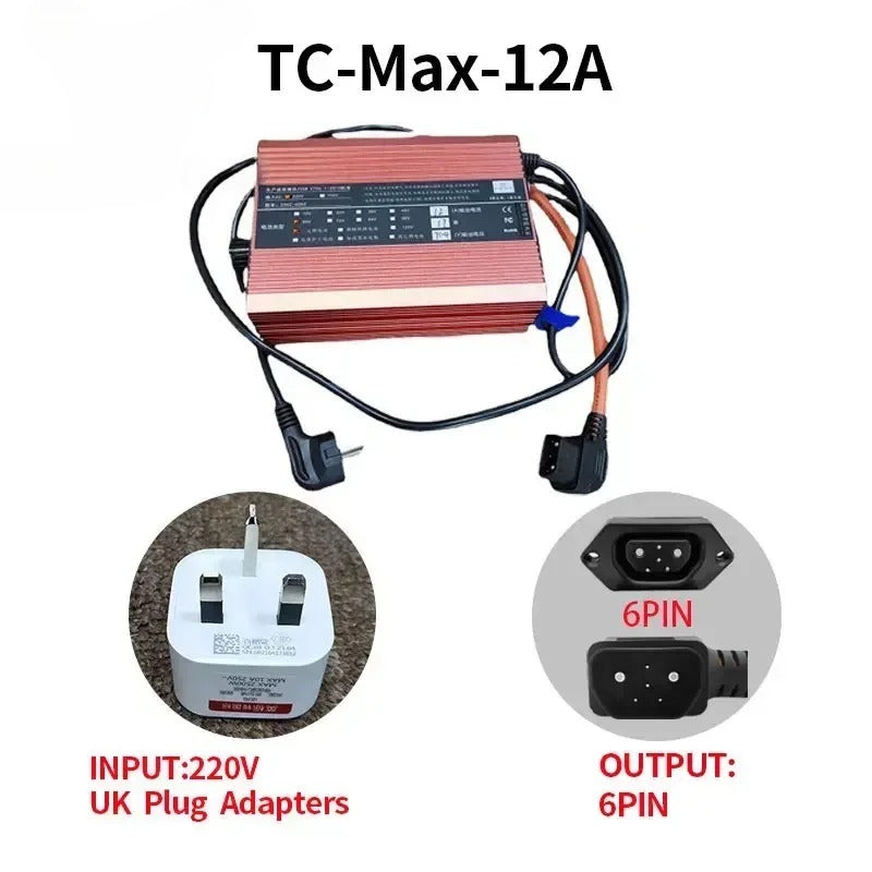 Suitable for Super SOCO TC TS TC-MAX High Current Charger 12A Fast Charging Communication Protocol Compatible