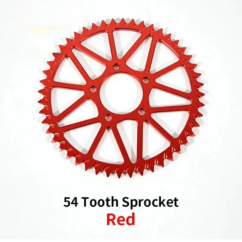 For Surron Light Bee S X Sprocket 48T 52T 54T 58T 64T Tooth Plate Wheel Sur Ron Accessories for Segway X160 X260 Motorcycle