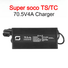 For Super SOCO Charger TC MAX TS TC CU CPX Scooter Original Motorcycles Accessories 10A15A Charger Round Pin To Square Pin Cable