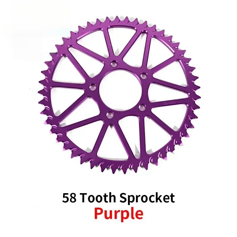 For Surron Light Bee S X Sprocket 48T 52T 54T 58T 64T Tooth Plate Wheel Sur Ron Accessories for Segway X160 X260 Motorcycle