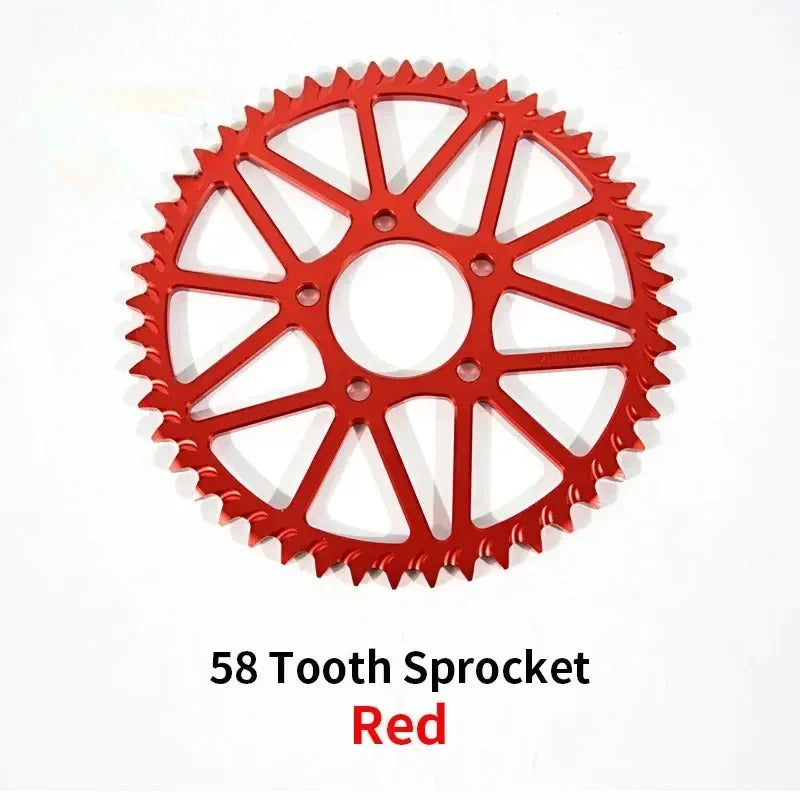 For Surron Light Bee S X Sprocket 48T 52T 54T 58T 64T Tooth Plate Wheel Sur Ron Accessories for Segway X160 X260 Motorcycle