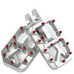 Silver Pedals for Surron Light Bee X Segway X160 X260 New Customized Modified Pedals Foot Pegs E-Bike for SurRon Motorcycle Part