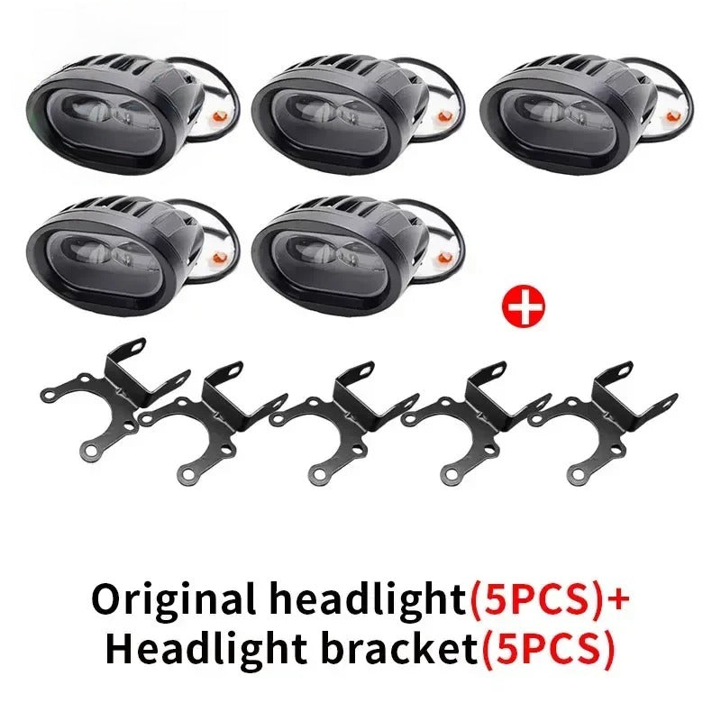 For Light Bee & Light Bee X Segway X160 X260 Motorcycle Accessories for Sur-Ron Headlight Bracket Taillight with Reflector Parts