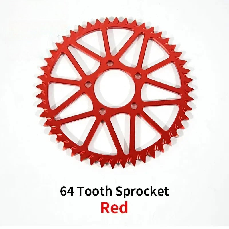 For Surron Light Bee S X Sprocket 48T 52T 54T 58T 64T Tooth Plate Wheel Sur Ron Accessories for Segway X160 X260 Motorcycle