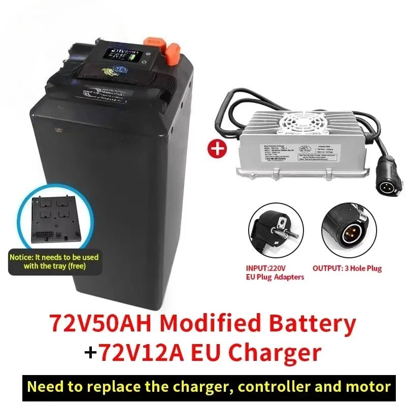 For Surron Light Bee X Battery Large Capacity Bluetooth 60V Direct Replacement Ant BMS For SurRon Motorcycles Off-road Dirtbike