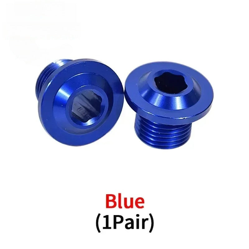 One Pair for Light BeeX Segway X160 X260 DNM and KKE Nut Front Fork Front Axle Screw High-strength Aviation Aluminum Alloy