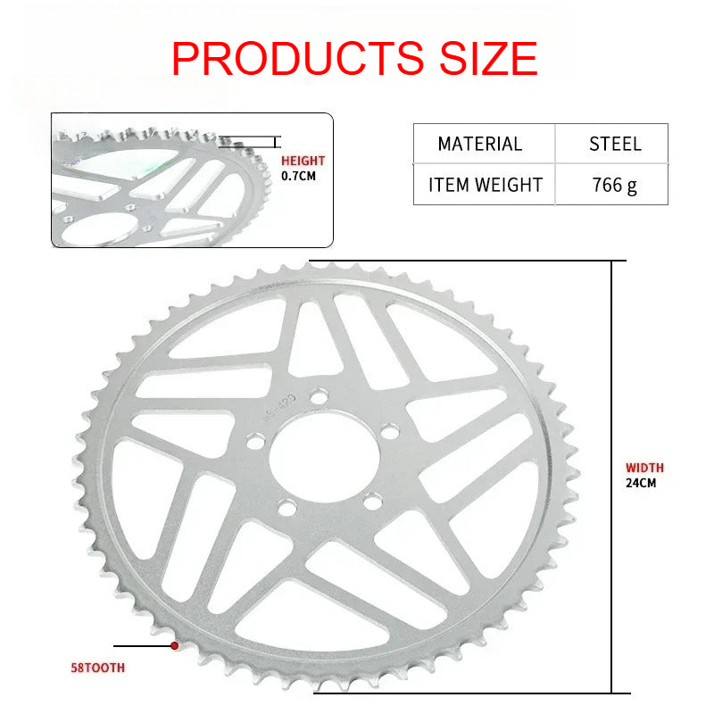 For 42-tooth Light Bee X Segway X160 X260 Motorcycle Dirtbike Off-road modified teeth Accessories