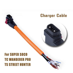 For Super SOCO TS Street Hunter TC Wanderer Aviation Socket Battery Body Charging Plug Battery Socket Charge Discharge Cable