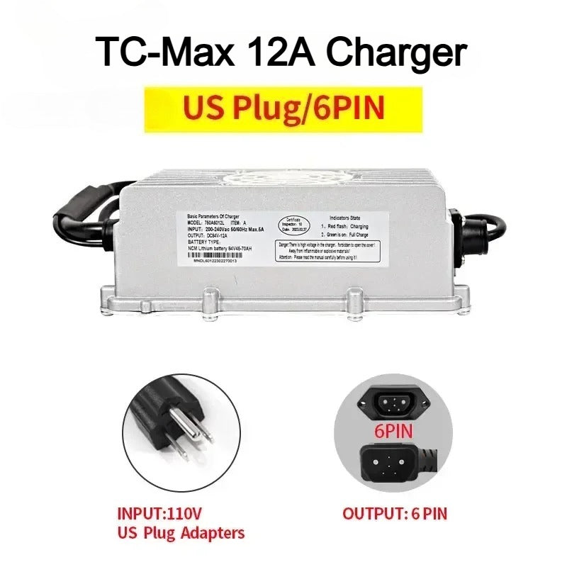 For Super SOCO TC MAX Charger Waterproof 72V12A High Current Fast Charging Outdoor Electric motorcycle Accessories For TC-MAX