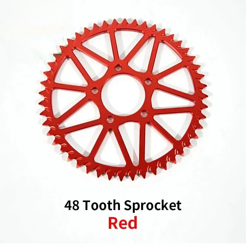 For Surron Light Bee S X Sprocket 48T 52T 54T 58T 64T Tooth Plate Wheel Sur Ron Accessories for Segway X160 X260 Motorcycle
