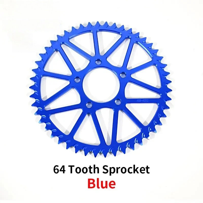 For Surron Light Bee S X Sprocket 48T 52T 54T 58T 64T Tooth Plate Wheel Sur Ron Accessories for Segway X160 X260 Motorcycle