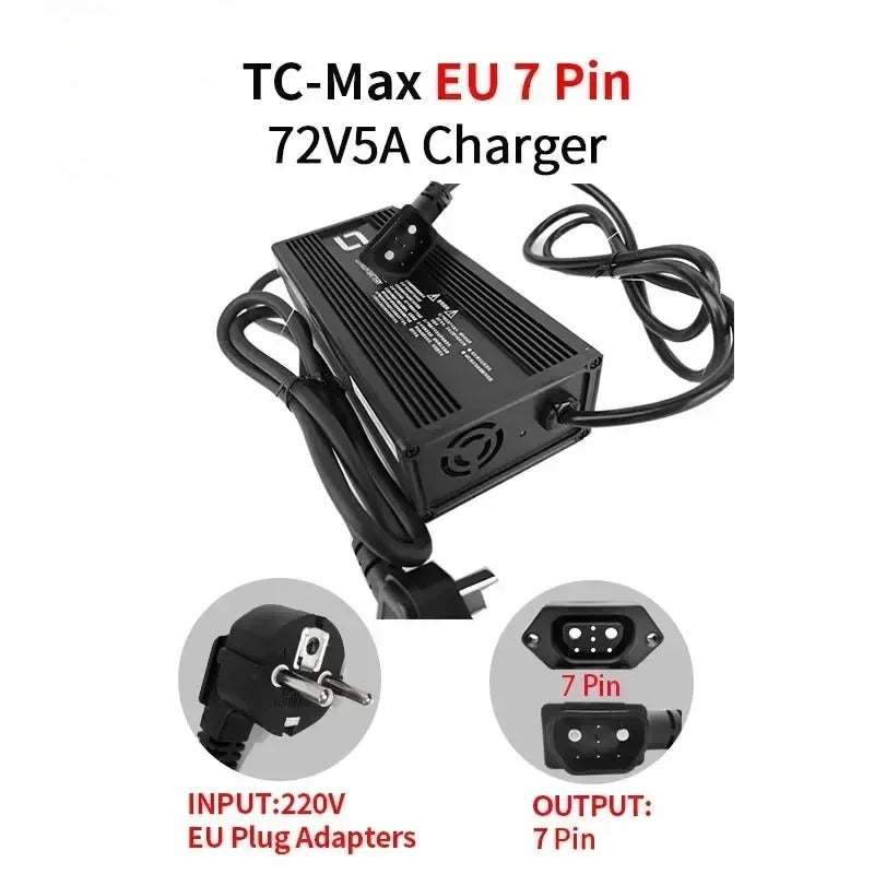 For Super SOCO Charger TC MAX TS TC CU CPX Scooter Original Motorcycles Accessories 10A15A Charger Round Pin To Square Pin Cable