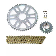 Decoration Gear Chain Set for Surron Light Bee X,Segway X160/260, 219 Chain 30 13 Tooth Kit for Modified Dirt Bike and Replacement